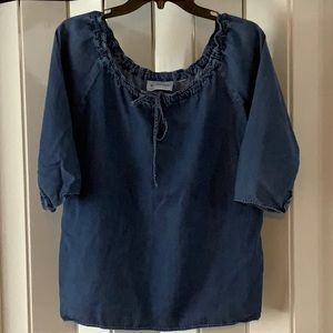 Denim top